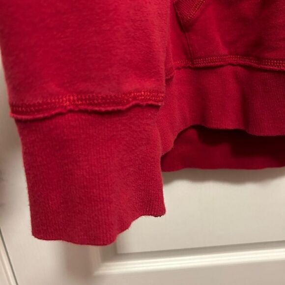 Eddie Bauer women’s 2X tall Fleece Pullover Sweatshirt red - Picture 9 of 13